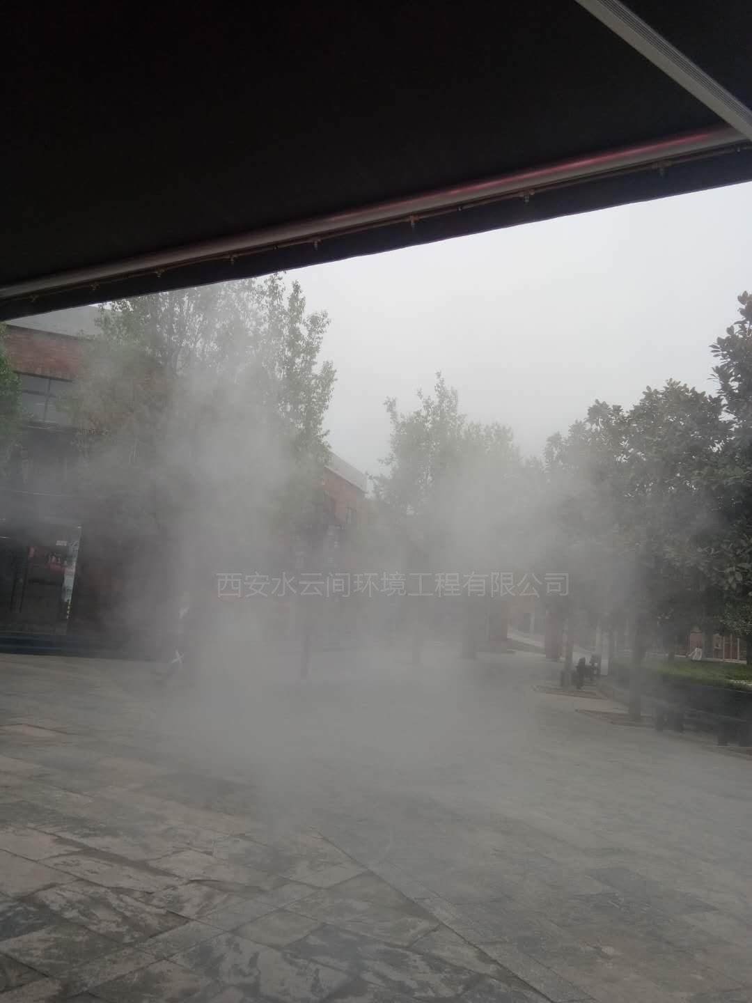 臨潼商業(yè)街噴霧降溫