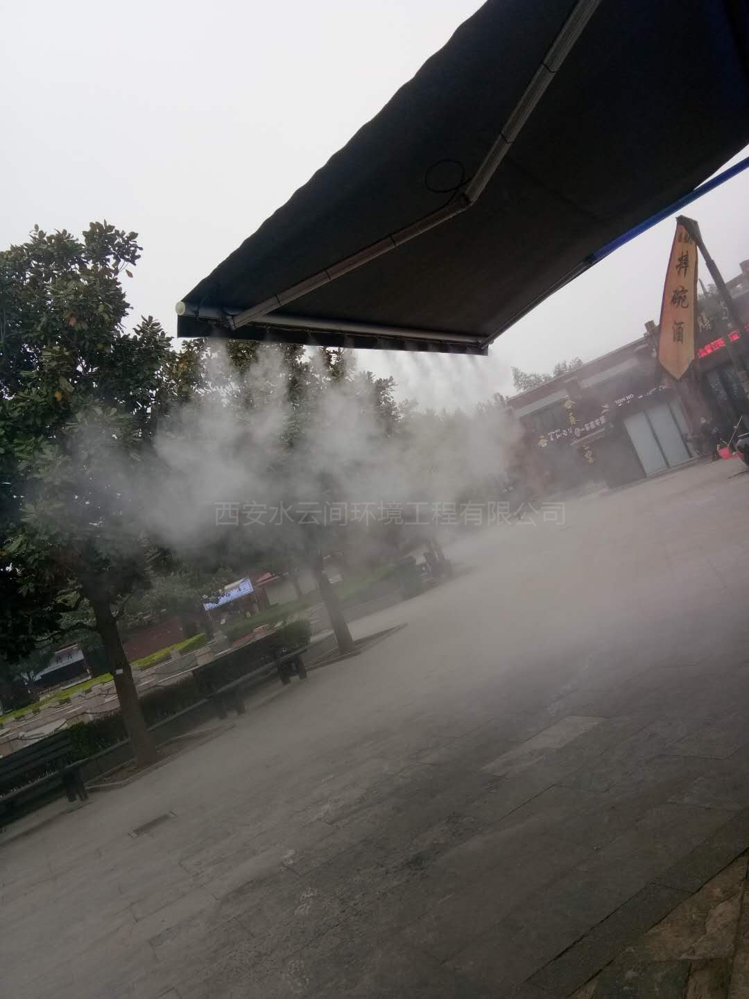 商業(yè)門頭噴霧降溫