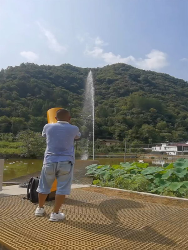 漢中佛坪 吶喊噴泉