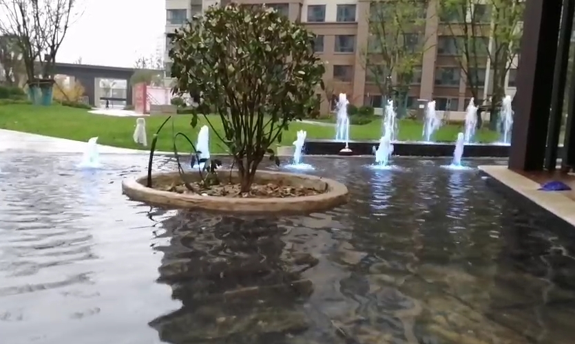 商洛 金域小區(qū)三期涌泉水景項(xiàng)目