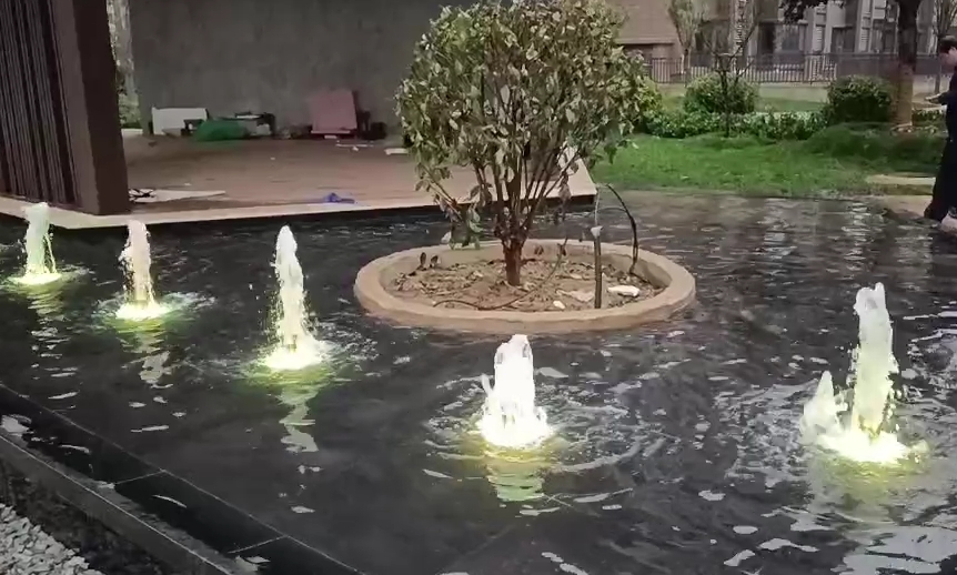 商洛 金域小區(qū)三期涌泉水景項(xiàng)目