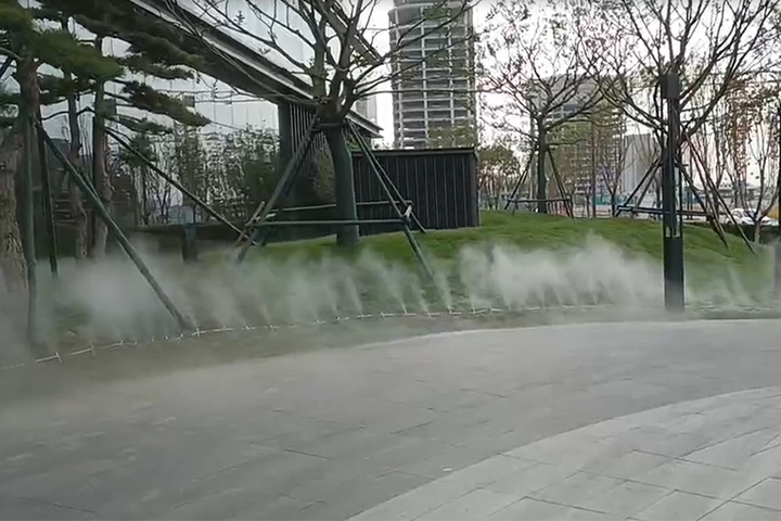 西安 創(chuàng)智谷噴霧造景項(xiàng)目